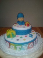 Tarta de "Pocoyo"
